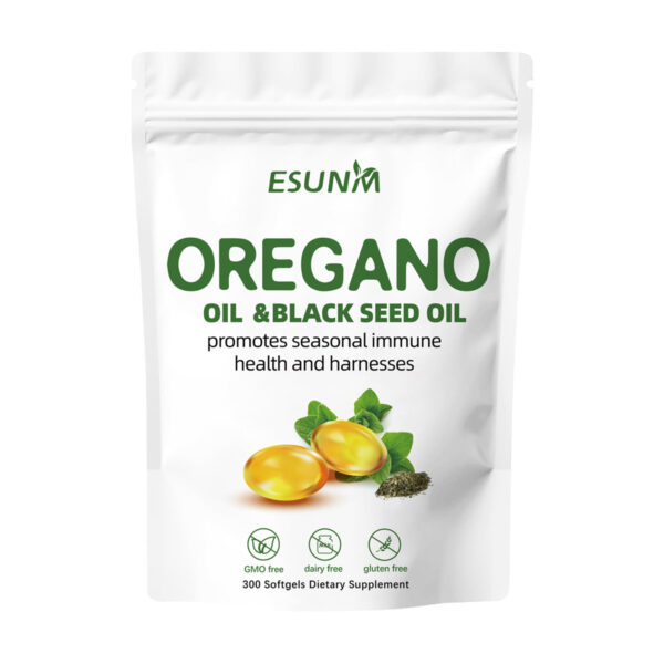 Oil of Oregano with Blackseek Oil 300 Softgels - Image 3