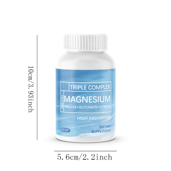 Triple Complex Magnesium 60 Veggie Capsules - Image 4