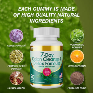 7-Day Colon Cleanse Detox Formula Capsules