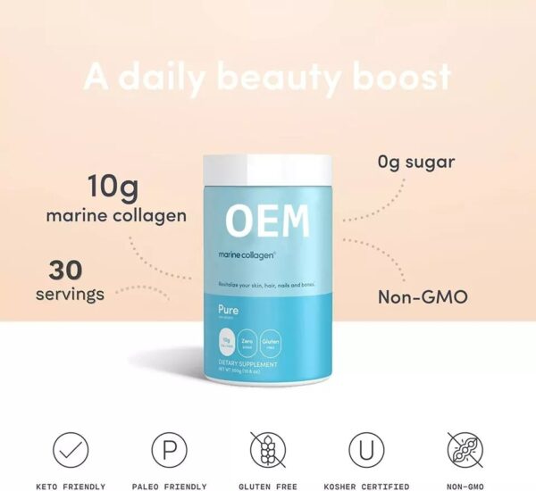 Marine Collagen Protein Revitalizing Powder