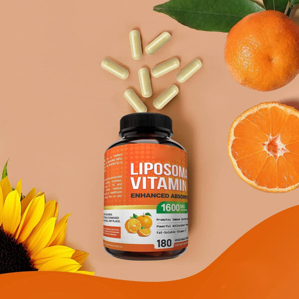 Liposamal Vitamin C Enhanced Absorp 1600mg Cap - Image 5