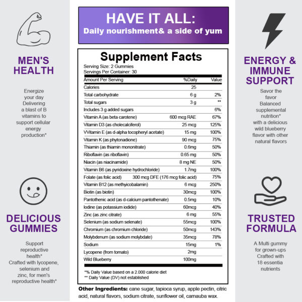 Multi-Vitamin Immune and Muscle Health - Image 3