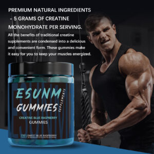 Creatine Blue Raspberry Gummies