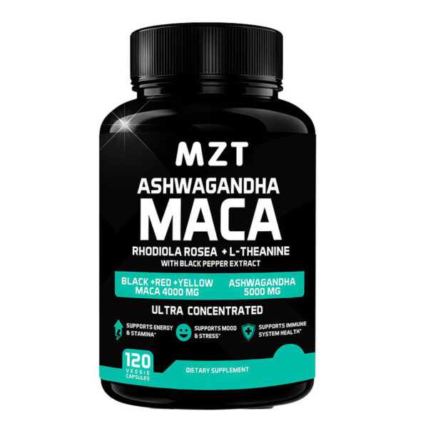 Ashwagandha Maca With Black Pepper 120 Veg - Image 2