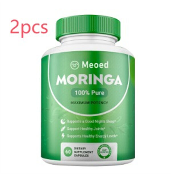 Moringa Leaf (oleifera) Capsules (60) - Image 2