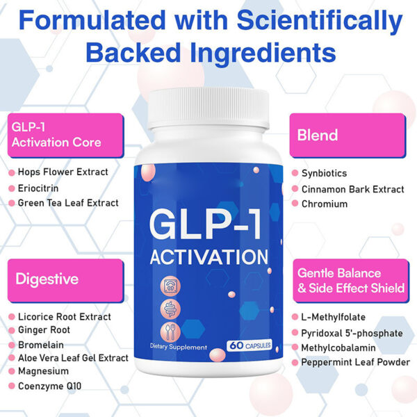 GLP-1 Capsules Licorice Ginger Bromelain - Image 4