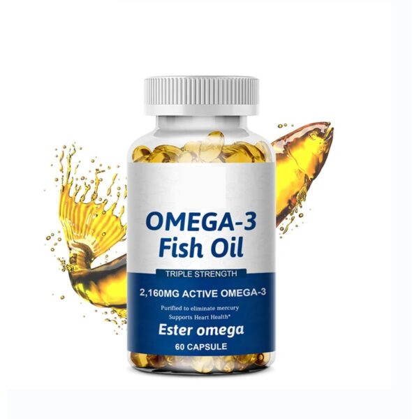 Omega 3 Fish Oil Ester Omega 60 Capsules - Image 3