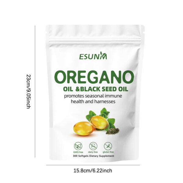 Oil of Oregano with Blackseek Oil 300 Softgels - Image 4