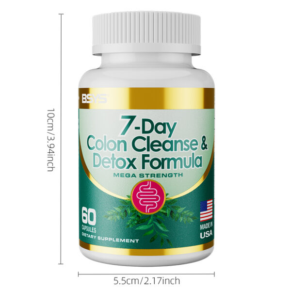 7-Day Colon Cleanse Detox Formula Capsules - Image 7