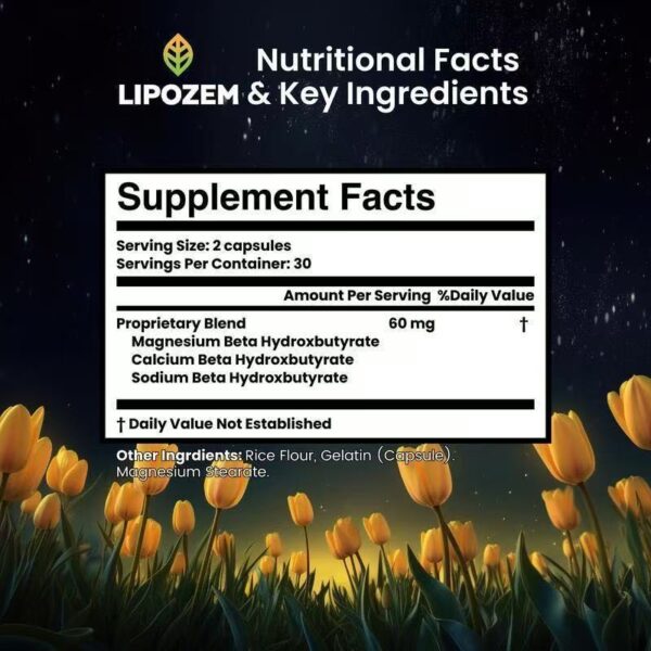 Hot Product Lipozem Ketogen Formula Adv Wt Loss - Image 4