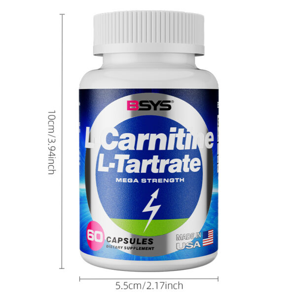 BSYS L-Carnitine L-Tartrate Mega Strength (60) - Image 7