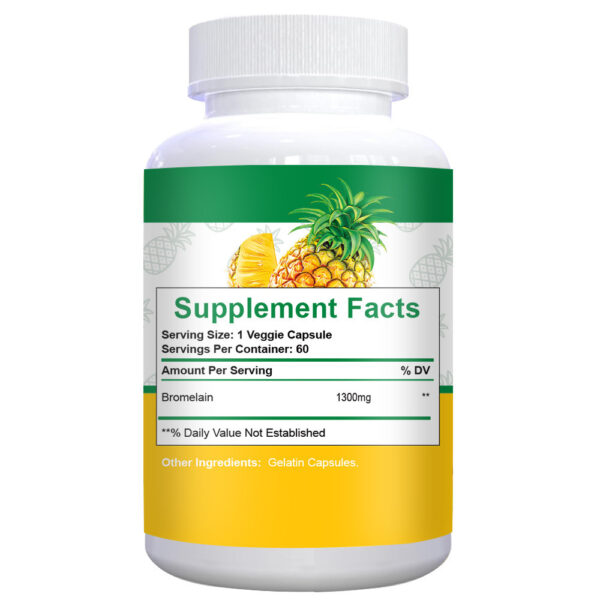 Bromelain Capsule - Pineapple 60 Capsules - Image 4
