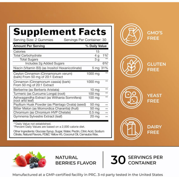 Powerful Cinnamon Extract Gummies - Image 3