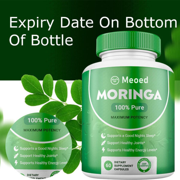 Moringa Leaf (oleifera) Capsules (60)