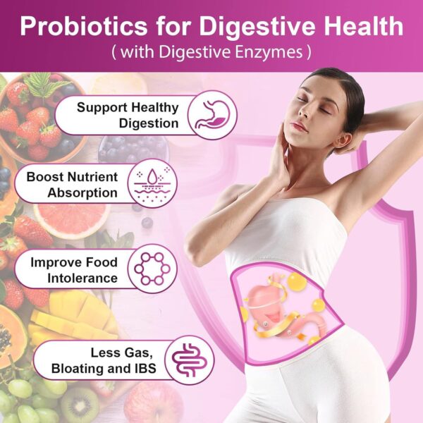Women's Probiotic Extract Capsules 90 Veg Caps - Image 5