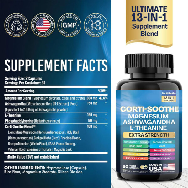 Magnesium Ashwagandha L-Theanine Extra Strength - Image 7