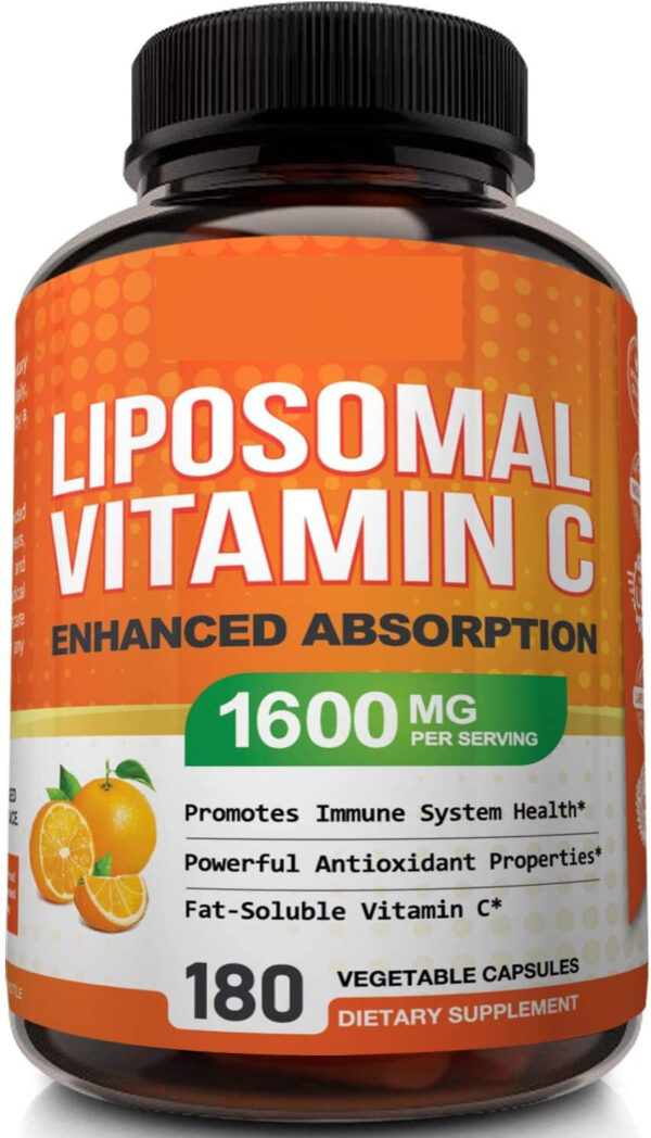 Liposamal Vitamin C Enhanced Absorp 1600mg Cap - Image 2