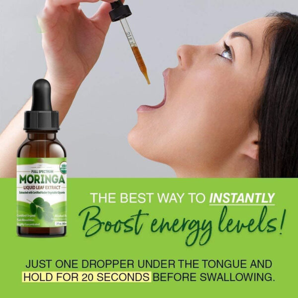 Moringa Liquid Leaf Extract - 2fl oz. (60ml) - Image 3