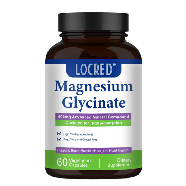 Magnesium Glycinate - 60 Veggie Capsules - Image 3