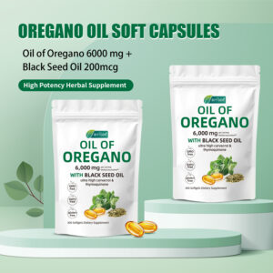 Oil of Oregano with Black Seed Oil 300 Softgels