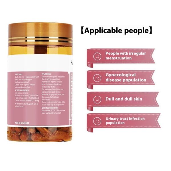High Concentration Cranberry 90 Capsules - Image 3