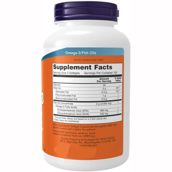 Omega 3 Oil Soft 200 Softgels - Image 5