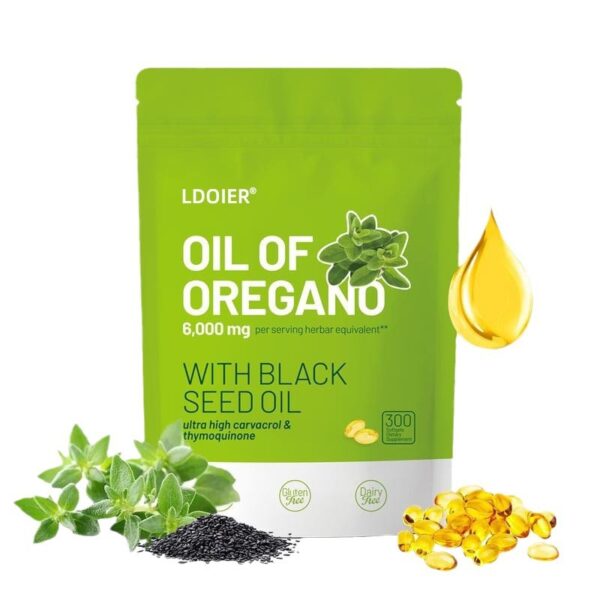 Oil Of Oregano With Blackseed Oil 300 Softgels - Image 3