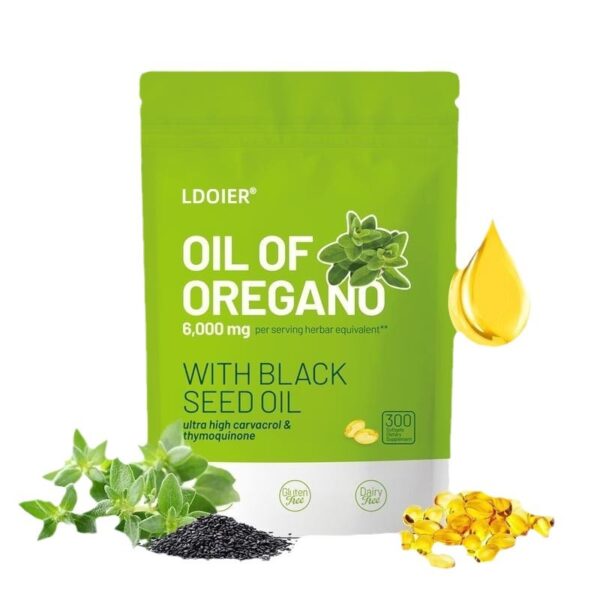 Oil Of Oregano With Blackseed Oil 300 Softgels - Image 2