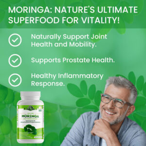 100% Organic Moringa Leaf Capsule (120)