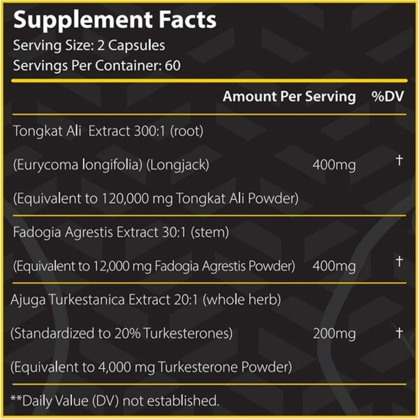 Tongkat Ali Fadogia Agrestis Turkesterone - Image 2