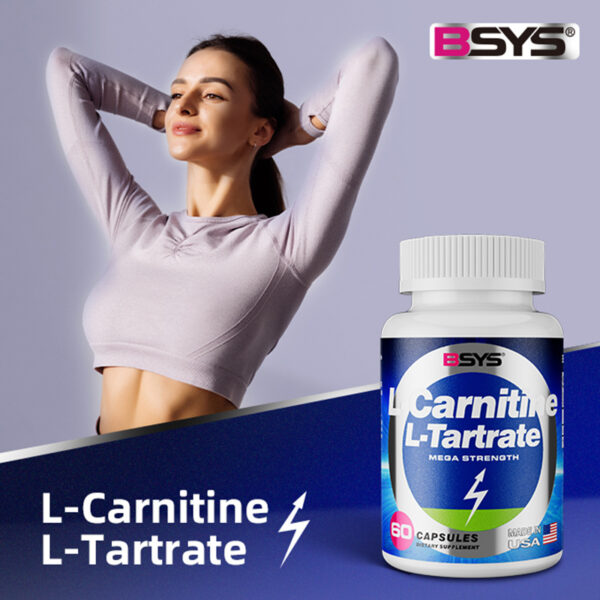 BSYS L-Carnitine L-Tartrate Mega Strength (60) - Image 9