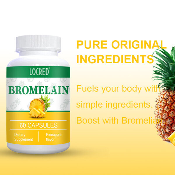 Bromelain Capsule - Pineapple 60 Capsules - Image 5