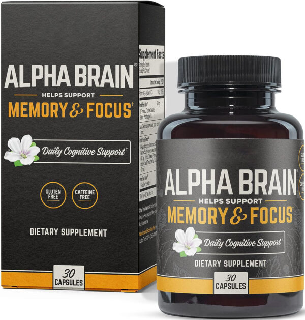 Alpha Brain Memory and Focus 30 Capsules - Image 2