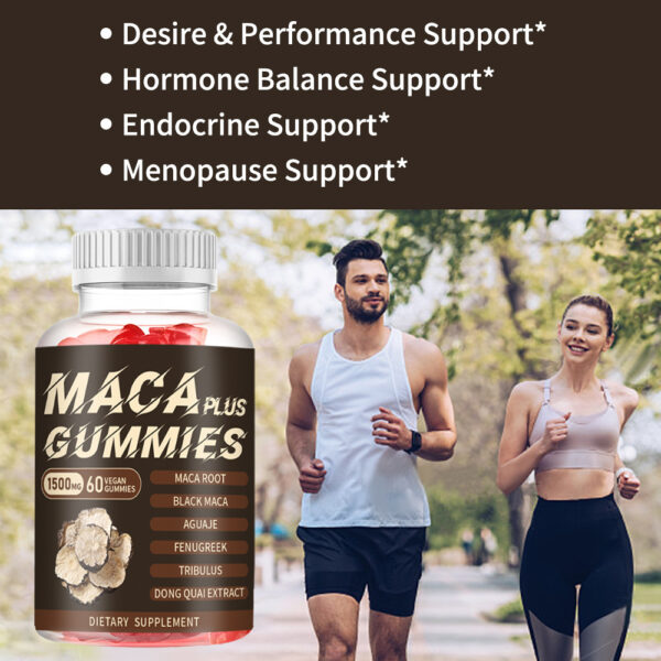 Maca Plus 1500mg 60 Vegan Gummies