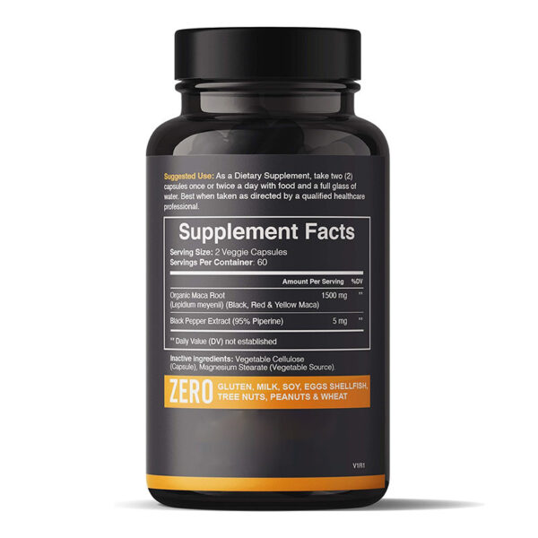 Black, Red, Yellow Maca Root Extra Strength 120 - Image 6