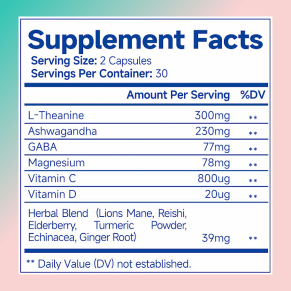 Ashwagandha For Women With L-Theanine Magnesium - Image 7
