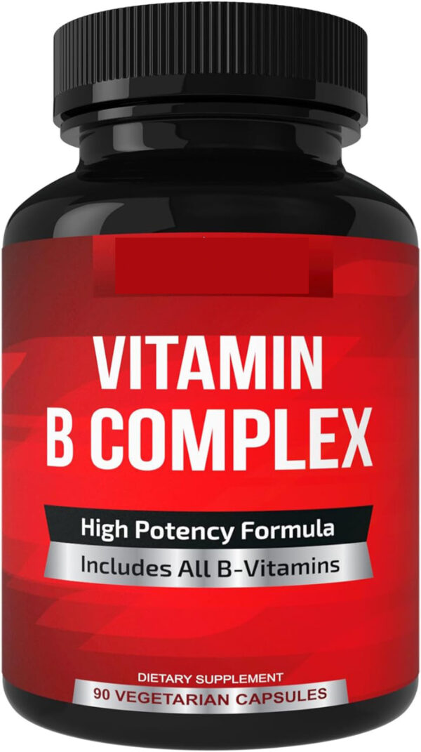 Vitamin B Complex - 90 Capsules High Potency - Image 4