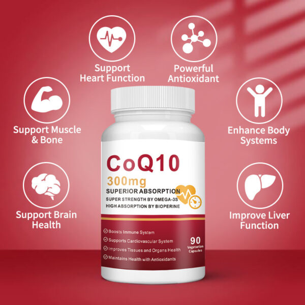 CoQ10 Coenzyme Capsules 300mg - Image 4