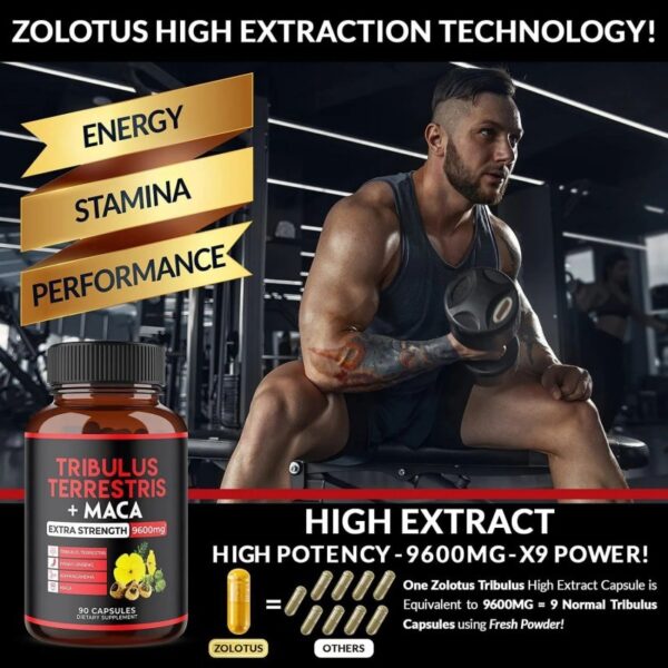 Tribulus Terrestris and Maca 9600 mg - Image 4