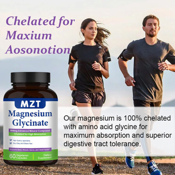Magnesium Glycinate - 60 Veggie Capsules
