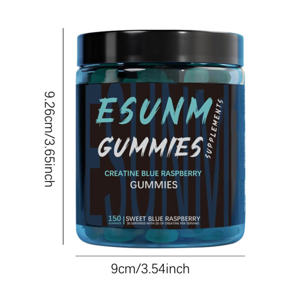 Creatine Blue Raspberry Gummies - Image 3