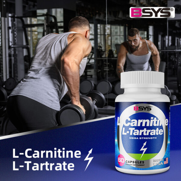BSYS L-Carnitine L-Tartrate Mega Strength (60) - Image 4