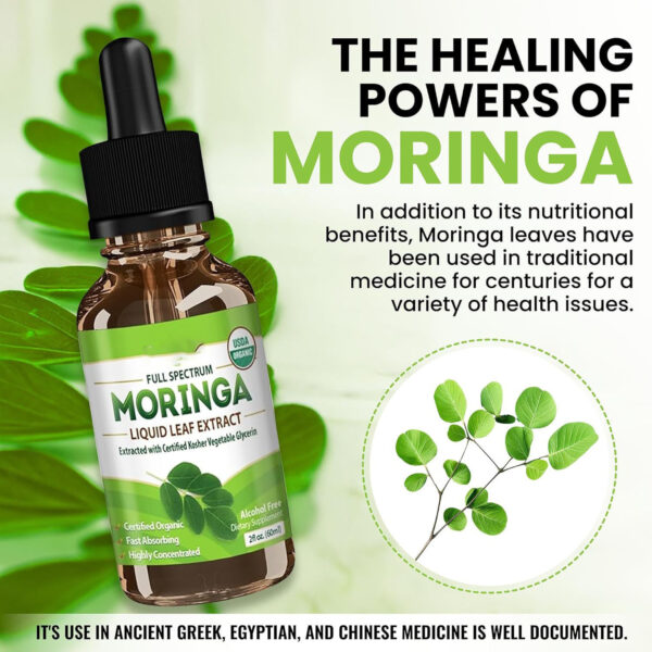 Moringa Liquid Leaf Extract - 2fl oz. (60ml)