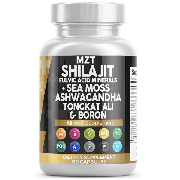 Shilajit Sea Moss Ashwagandha Tongkat Ali Boron - Image 2