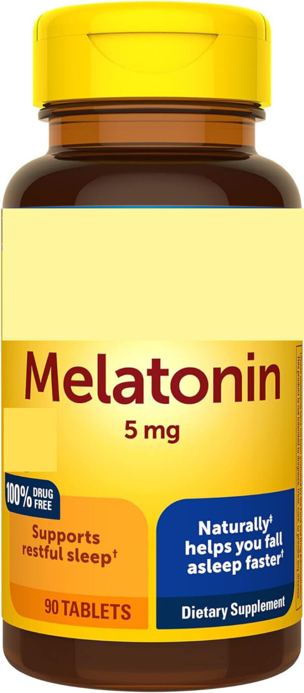 Melatonin  5 mg  90 Tablets Calcium Phosphate - Image 4