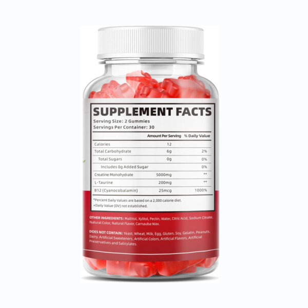 Creatine Monohydrate Gummies Workout Energy - Image 3