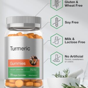 Turmeric 70 Vegan Gummies Non-GMO
